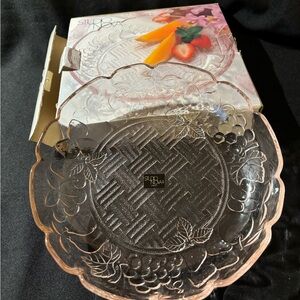 Studio Nova Pink Glass Plate